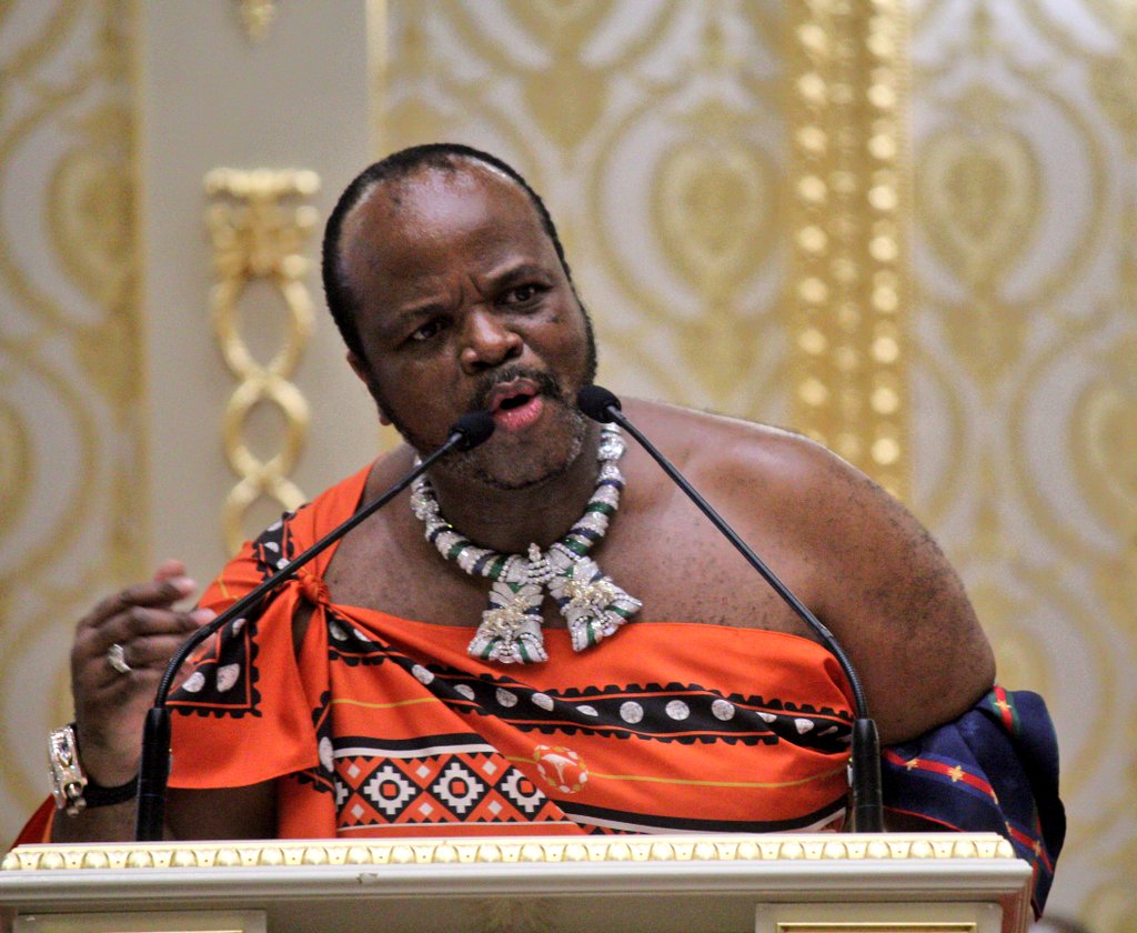 EswatiniHome's tweet photo. Today, during the end-of-year prayer service held at Mandvulo, His Majesty King Mswati III delivered a powerful sermon under the theme of "blessings". In his sermon, the King prophesied that God would double everything that the #Eswatini nation asks for. https://t.co/7lcrdO4aS3