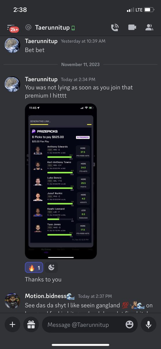 jackjack373737's tweet photo. This what I do it for 💯💯🔥🧏🏽‍♂️ I love seeing this man y’all need to join my premium I can promise you you’ll make your money back 💯 you see it from the people 🌊🌊 #PrizePicks #nba #twittergambling #GamblingsTwitter #PrizePicknba #discord #premium 

https://t.co/9lt5jBvWIw https://t.co/8BrYDV6Xgw