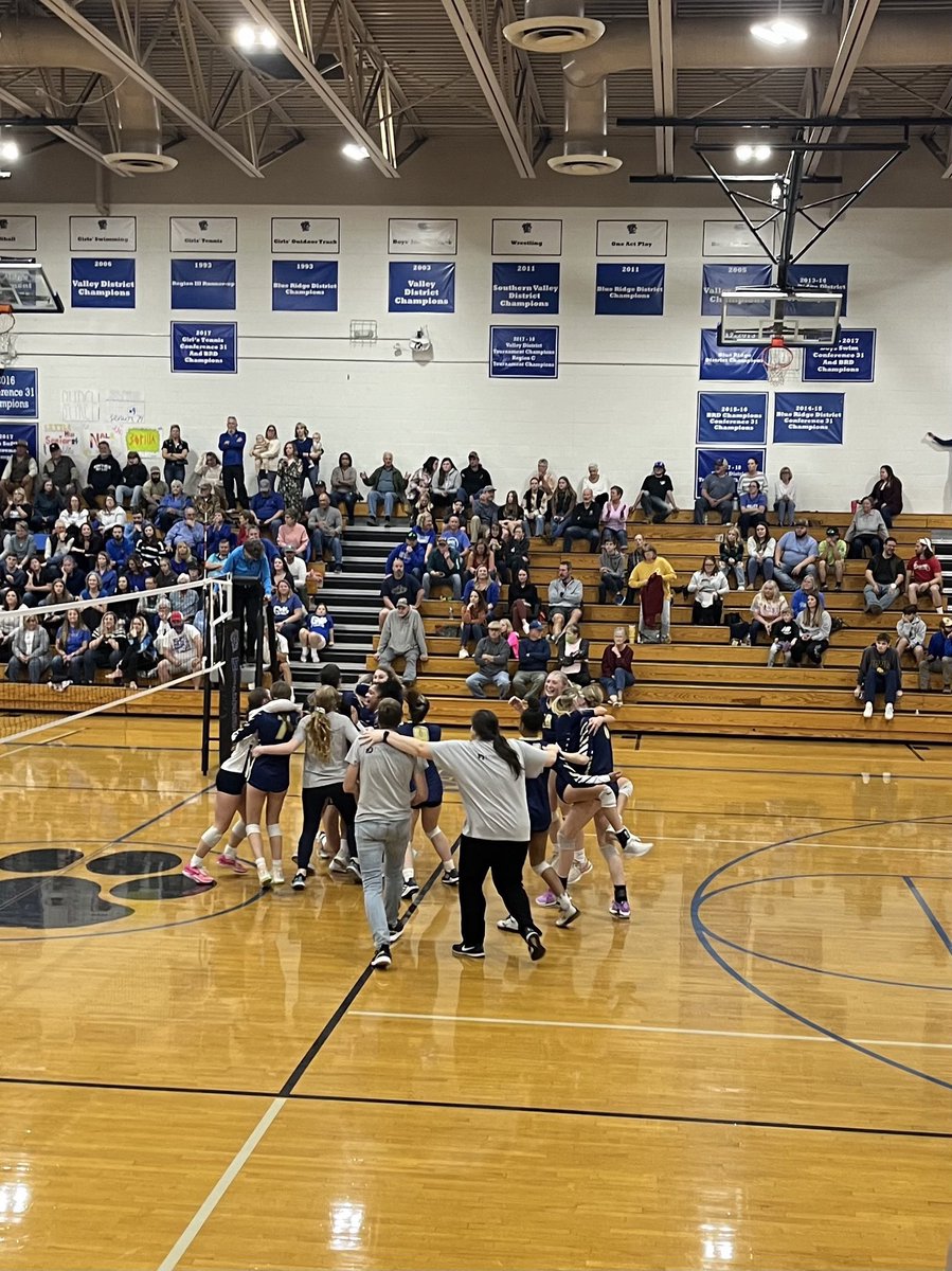 BlueDemonVball's tweet photo. Congrats ladies!  Such fight! Love it! So proud! https://t.co/CjhFuAz9UK