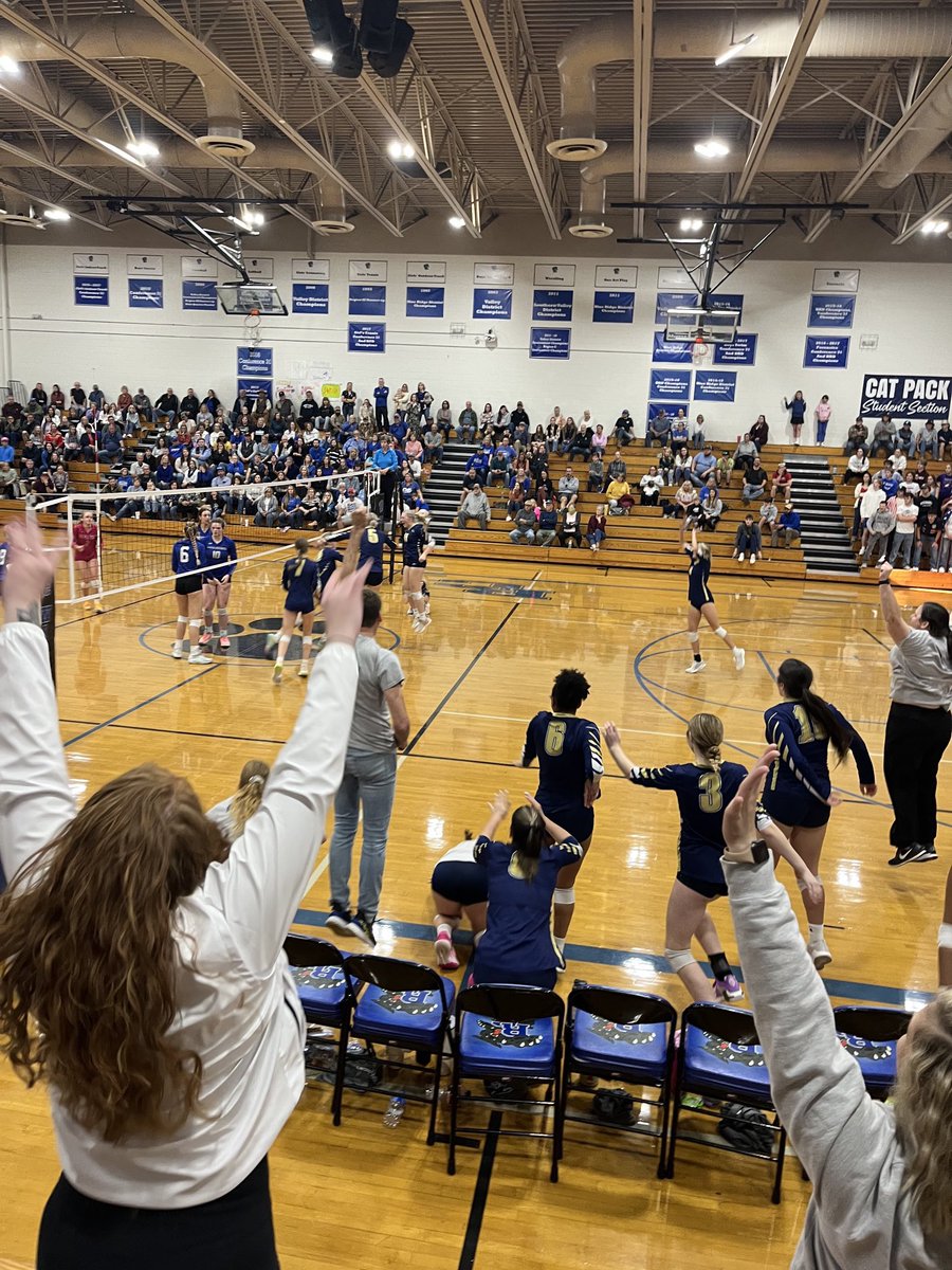 BlueDemonVball's tweet photo. Congrats ladies!  Such fight! Love it! So proud! https://t.co/CjhFuAz9UK