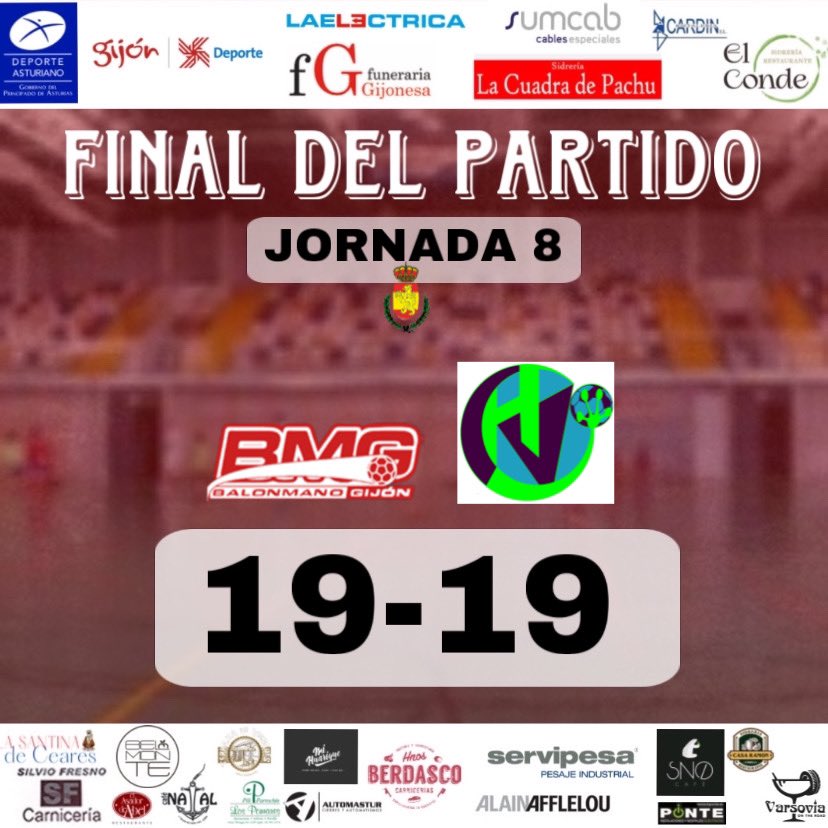 Club Balonmano Gijón (@balonmanogijon) on Twitter photo 🚨DHPLATA FEMENINA🚨
👉🏼Reparto de puntos en la Tejerona. El gran partido y esfuerzo de nuestras jugadoras no fue suficiente para conseguir la victoria ante un gran rival  como el Handvall Valladolid.
#JugamosPorLaIgualdad
#SomosBMG #OrgulloDeCantera 🔴⚪️ 🚨DHPLATA FEMENINA🚨
👉🏼Reparto de puntos en la Tejerona. El gran partido y esfuerzo de nuestras jugadoras no fue suficiente para conseguir la victoria ante un gran rival  como el Handvall Valladolid.
#JugamosPorLaIgualdad
#SomosBMG #OrgulloDeCantera 🔴⚪️