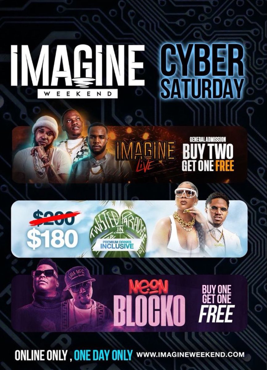 CYBER SATURDAY FLASH SALE‼️ ONLINE ONLY imagineweekend.com