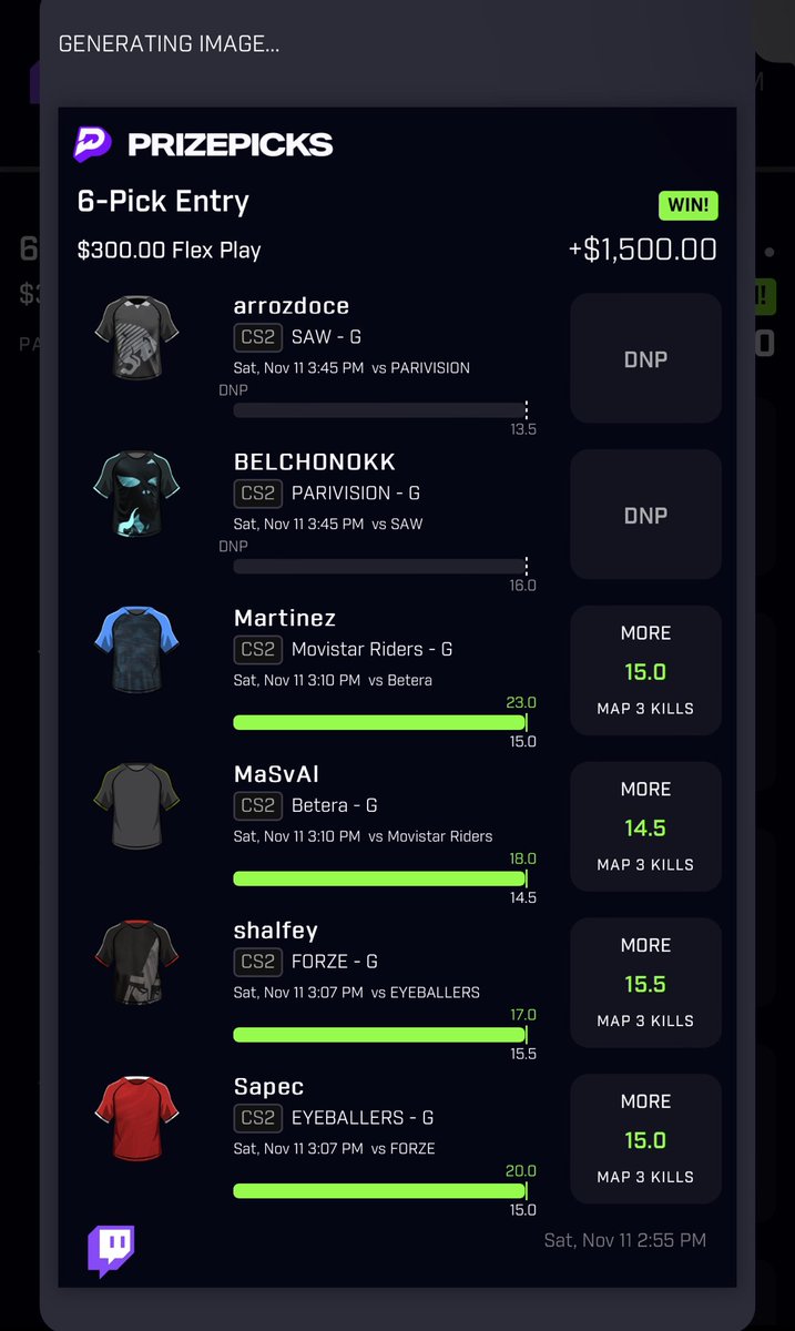 jackjack373737's tweet photo. Who TF YALL KNOW RUNNING UP 4100$ IN A HOUR🔥🔥🔥🔥 JOIN MY FUCKIN PREMIUM IM HIM YOUR GONNA MAKE IT BACK SAME DAY🌊🌊 #motion #PrizePick #prizepickscsgo #CSGO2 #GamblingTwitter #GAMBLEMONEY #GamblingX 

https://t.co/9lt5jBvWIw https://t.co/heMuwEKGqH