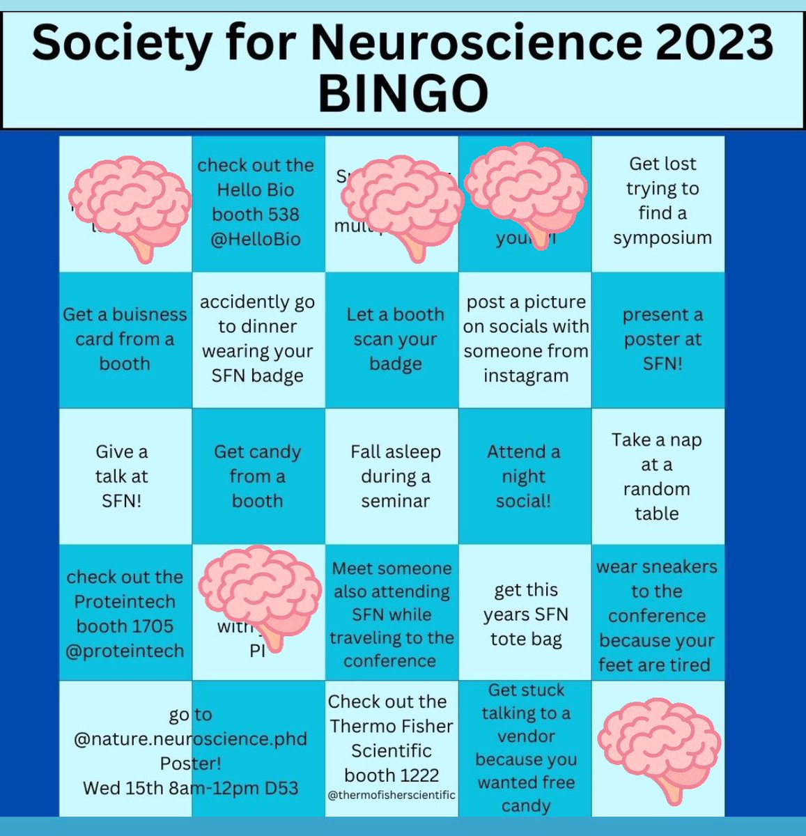 Todays BINGO progress