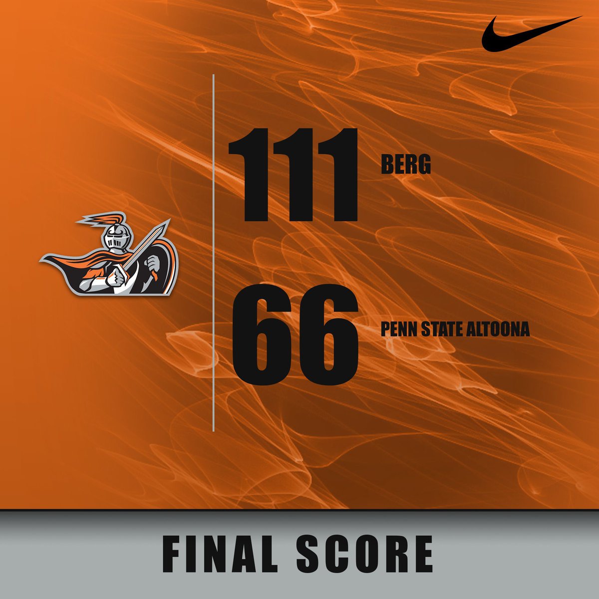 Berg Basketball wins the Ron Linhart Memorial Tournament in convincing fashion! 
#BergGang⚔️