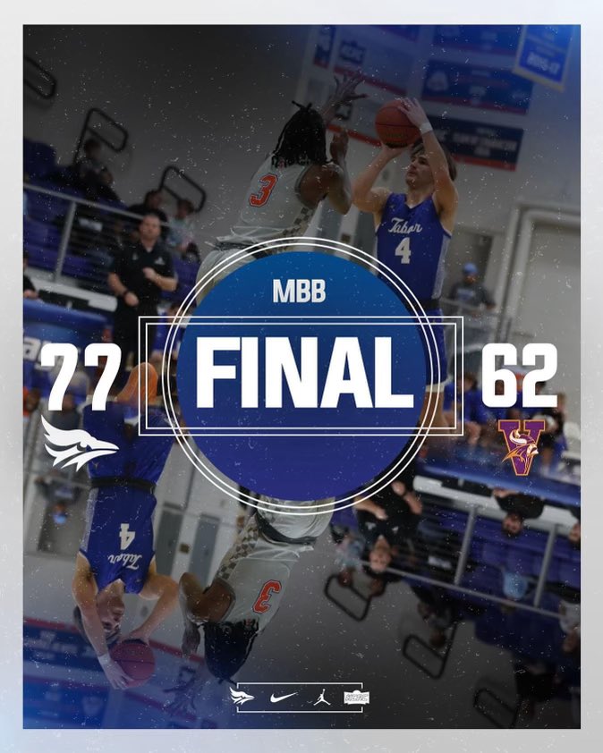 Bluejays Win! 77-62 over Missouri Valley to conclude the Tabor Classic! @ThatcherMcc2022 25pts 8rbs @JackVoth1 16pts 3 3s @kalep_crane 13pts 3asts @ProctorJake4 10pts 4asts 5rbs #CheckBall