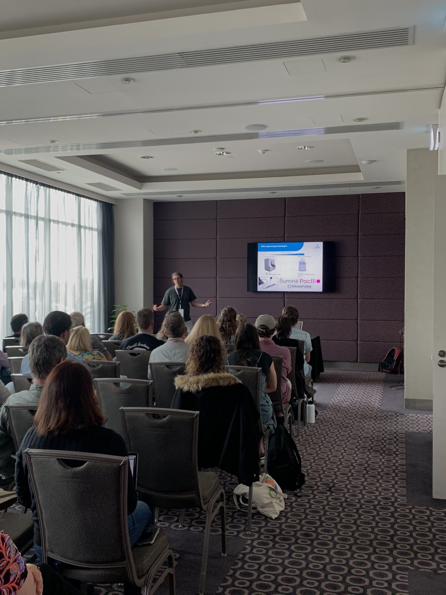 In the Flinders and Mortlock room, Adam Miller, Michael Doane @mike_microbe, and Belinda Martin @BelindaKMartin are leading a workshop on ‘The genomic era of white shark ecology’ #whitesharksglobal2023