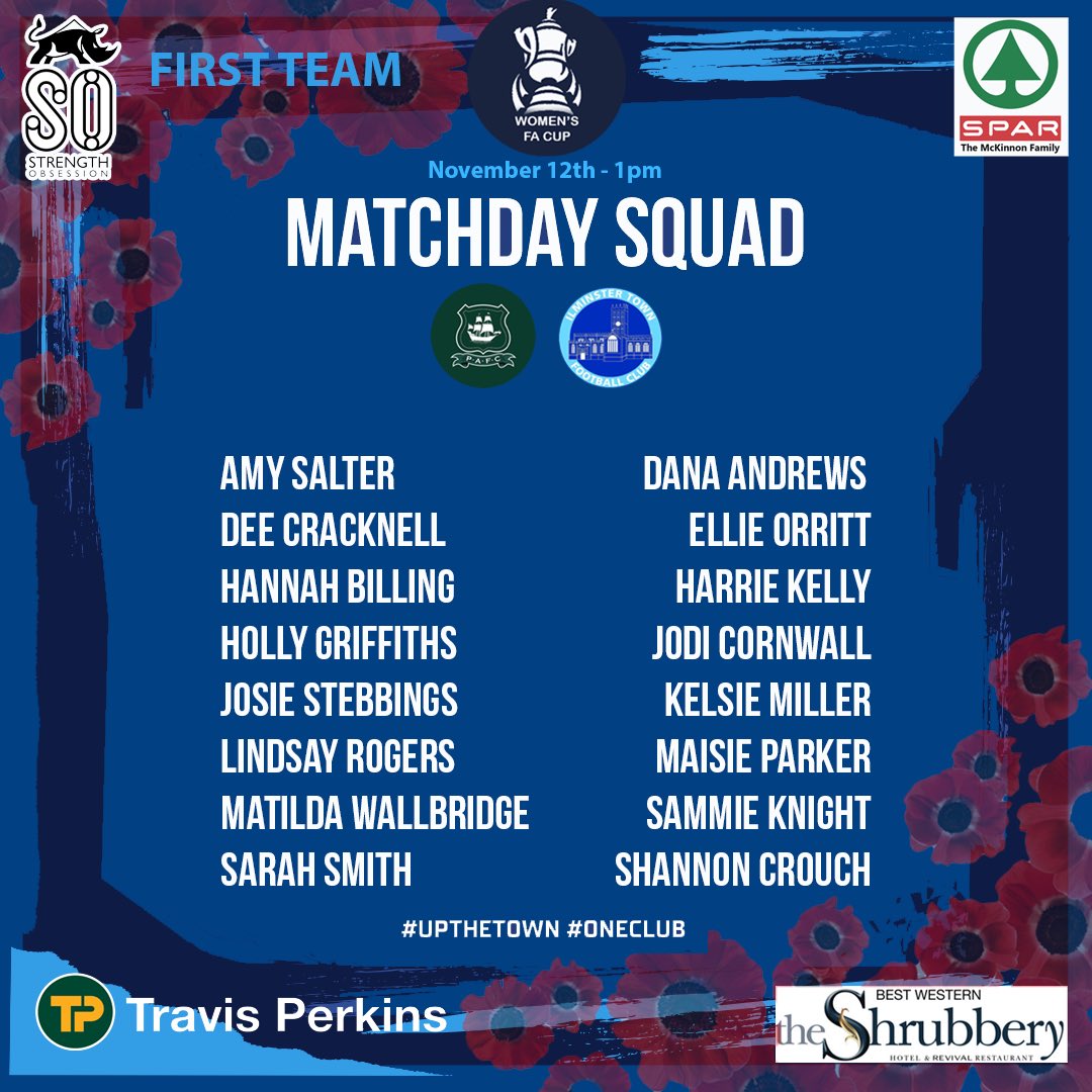 Ilminster Ladies FC (@itlfc) on Twitter photo 🔵⚪️ It’s Match day .. ✨
🟦 Ladies First Team
🆚 <a href="/ArgyleWFC/">Plymouth Argyle Women FC</a>
🏆 @FACupWomens
⏰ 1pm
🏟 The Mill, Torpoint - PL11 2RE
🎟️ £5 adults
📖 Matchday Programme: ilminstertownfc.co.uk/news/ladies-pr…
#upthetown #oneclub 🔵⚪️ It’s Match day .. ✨
🟦 Ladies First Team
🆚 <a href="/ArgyleWFC/">Plymouth Argyle Women FC</a>
🏆 @FACupWomens
⏰ 1pm
🏟 The Mill, Torpoint - PL11 2RE
🎟️ £5 adults
📖 Matchday Programme: ilminstertownfc.co.uk/news/ladies-pr…
#upthetown #oneclub