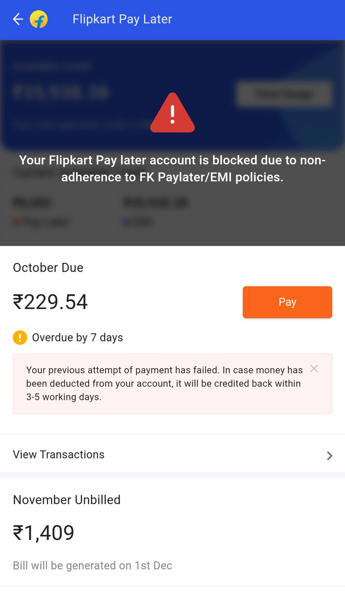 apdhanesh's tweet photo. "Paid all my pending dues on @Flipkart, but it's not reflecting in my account. 🤔 Customer service, I need some assistance here! #PaymentIssue #FlipkartHelp" https://t.co/WjnCrJdZvR