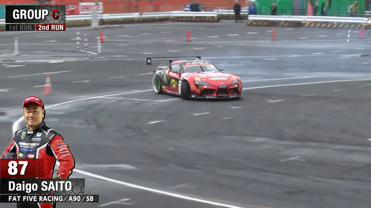 C1グループ】単走 2本目 87 斎藤 太吾 94.8点 98.9km #D1GP #D1 #お