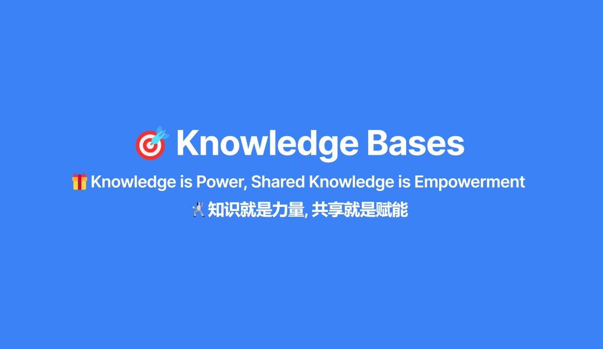 🍻多做几次就会熟练的 Brace yourselves, folks! Just published a new slide with @InsouAI: community.insou.ai/docs/knowledge… 🎉 Prepare to have your mind blown! 💥