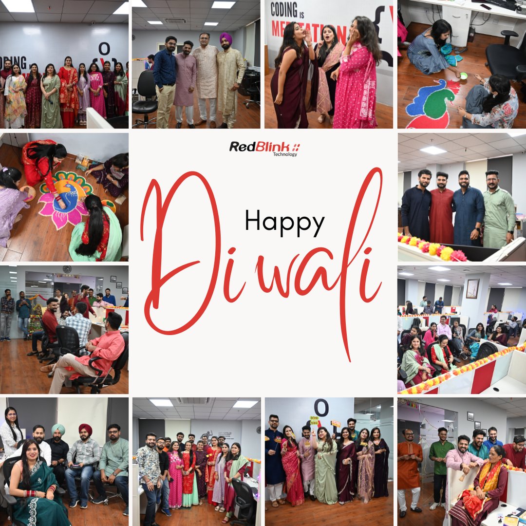 At RedBlink, we celebrated the festival of lights with an abundance of joy, colours, and camaraderie. From donning vibrant and colorful dresses to the distribution of Diwali gifts, our Diwali celebration was a true blast.

Wishing everyone a Happy Diwali 🪔

#HappyDiwali2023