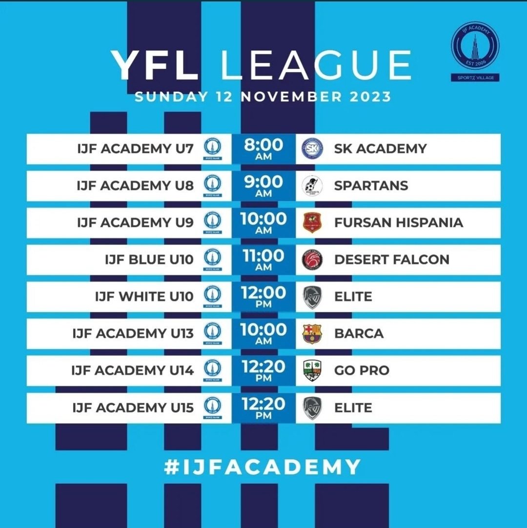 IJF_Academy's tweet photo. ⚽️GAME DAY⚽️

Good luck to everyone in the White &amp; Blue today.

#IJF #IJFCOMPETE ⚪🔵⚪ https://t.co/TOMs3OosyH