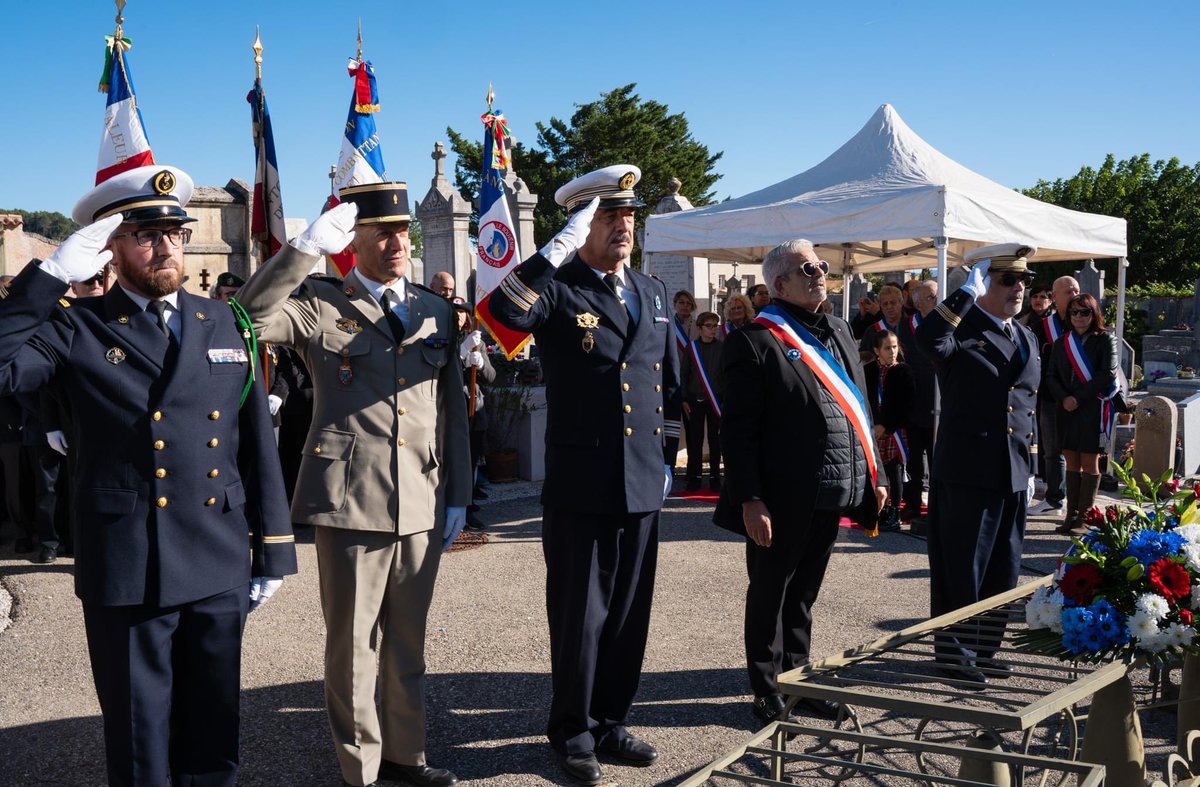 Ce matin s’est tenue, la cérémonie de commémoration du 11 novembre : jour anniversaire de l’armistice de 1918, de commémoration annuelle de la victoire et de la paix et journée d’hommage à tous les civils et militaires morts pour la France.

#cuers