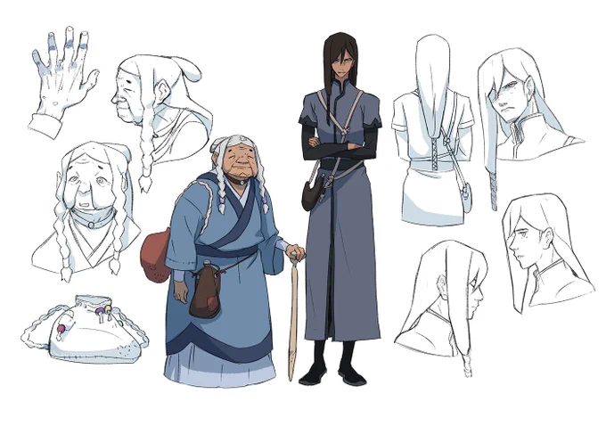 designed atla ocs to apply to avatar academy... didn't end up getting in, but at least I have 8 new characters  