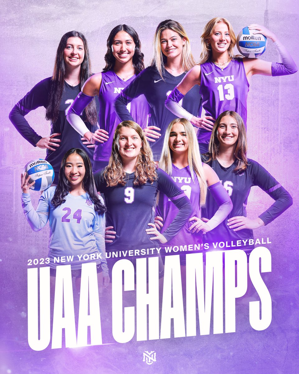 #7 WVB | @NewsUAA CHAMPIONS! #OwnTheCity #7 NYU 3, #4 Emory 2 (25-22, 25-16, 15-25, 18-25, 15-13) 🎨: @_zachblatter