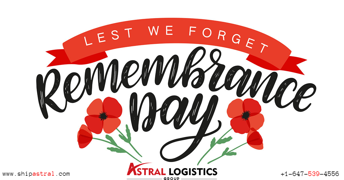 On this day we at <a href="/astrallgc/">Astral Logistics Group Inc</a> pause to honour and remember the brave men and women who sacrificed so much for our freedom. Lest we forget their enduring legacy #RemembranceDay #VeteransDay #logistics #Transportation