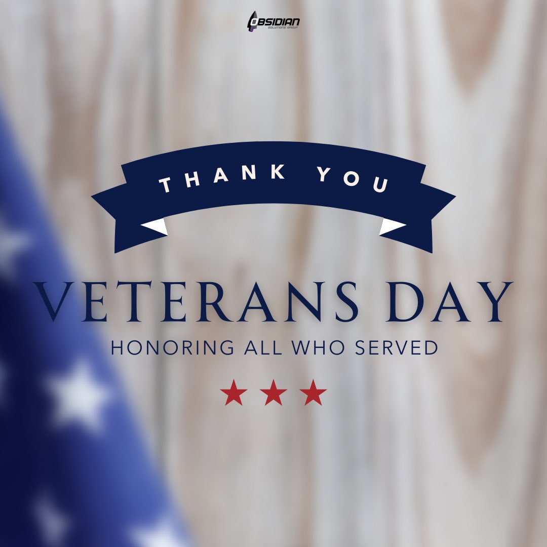 Taking this weekend, but especially today, to show gratitude, respect, and appreciation to those who have served in the armed forces. Have a wonderful Veterans Day.
#veteransday2023 #honor #gratitude #respect #veterans #TeamOSG #federalcontracting