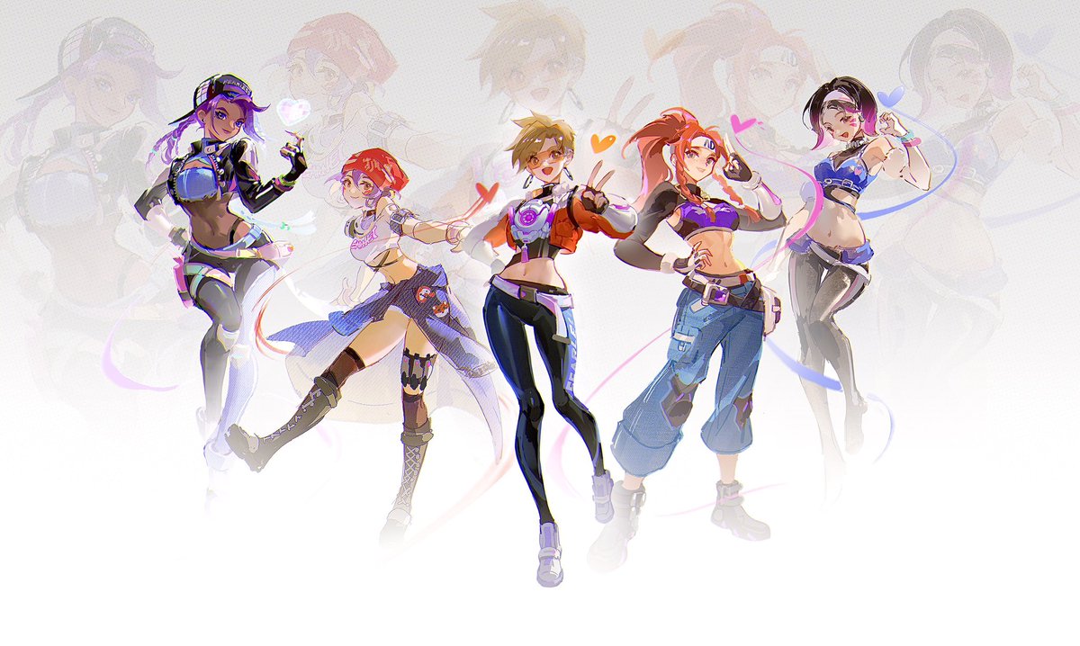 💜❤️🧡🩷💙
#Overwatch2 
#LESSERAFIM