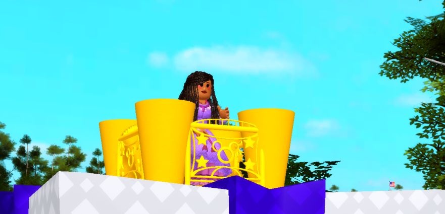 DLFRoblox's tweet photo. Asha finally made her grand arrival earlier today! We had fun wishing with her! 💫 https://t.co/5RVj8NIL6P