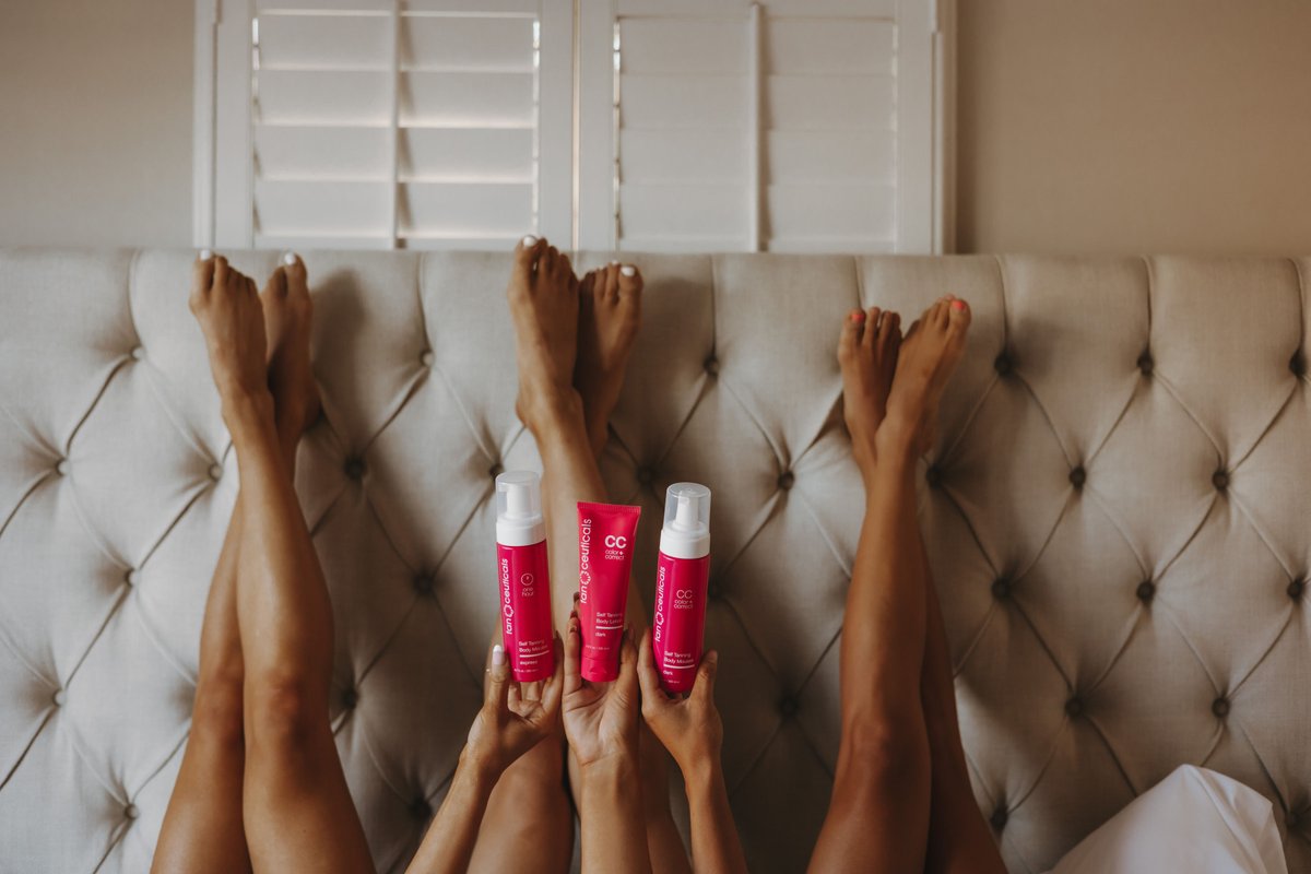 Tanceuticals's tweet photo. girls night in >>> 

spend quality time with your besties and get a gorgeous glow at the same time! shop our entire collection to stock up ~ link in bio! https://t.co/cic1S9u8GP