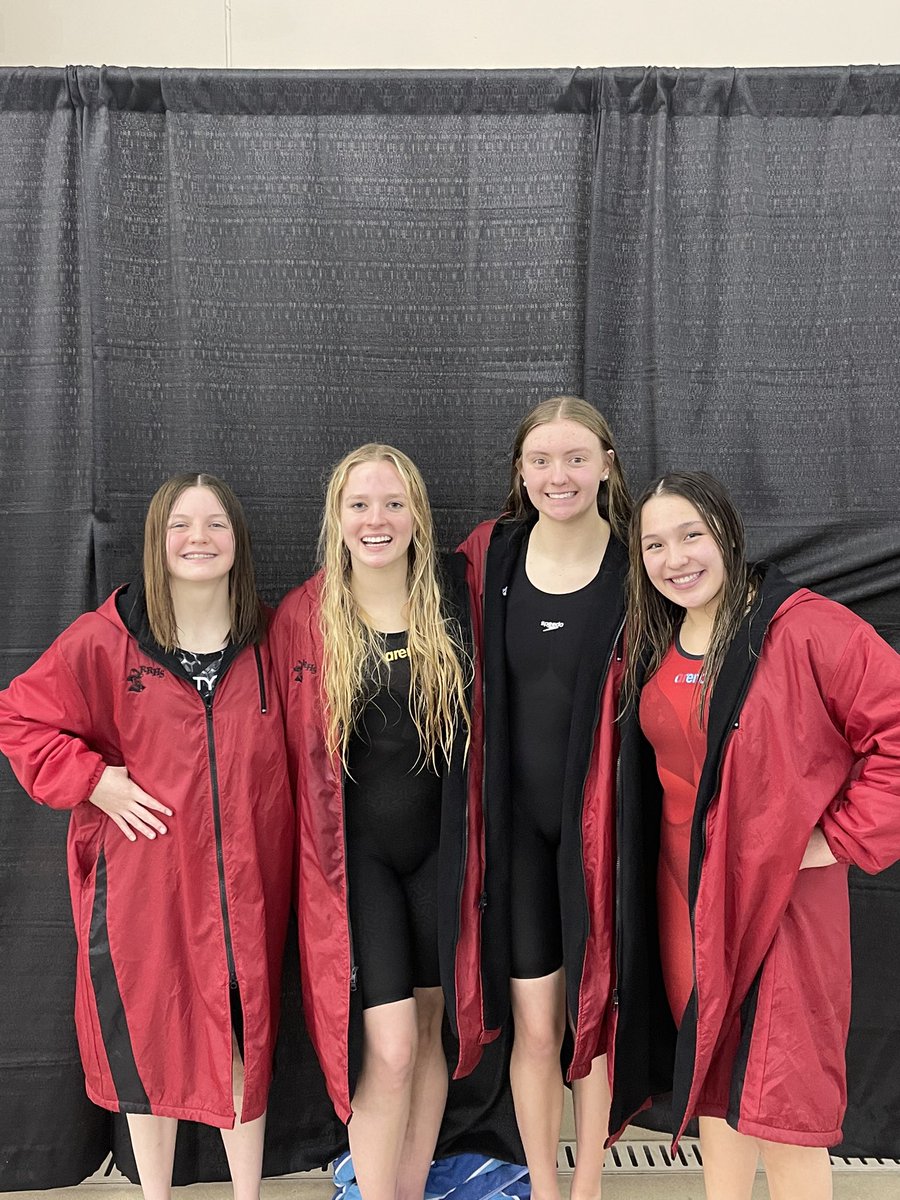 RRHSactivities's tweet photo. What a great day for the Red River Swimming and Diving Team!  The ladies had multiple state placers and finished 8th as a team! #RideOn #State2023 https://t.co/aWjp8IyyTG