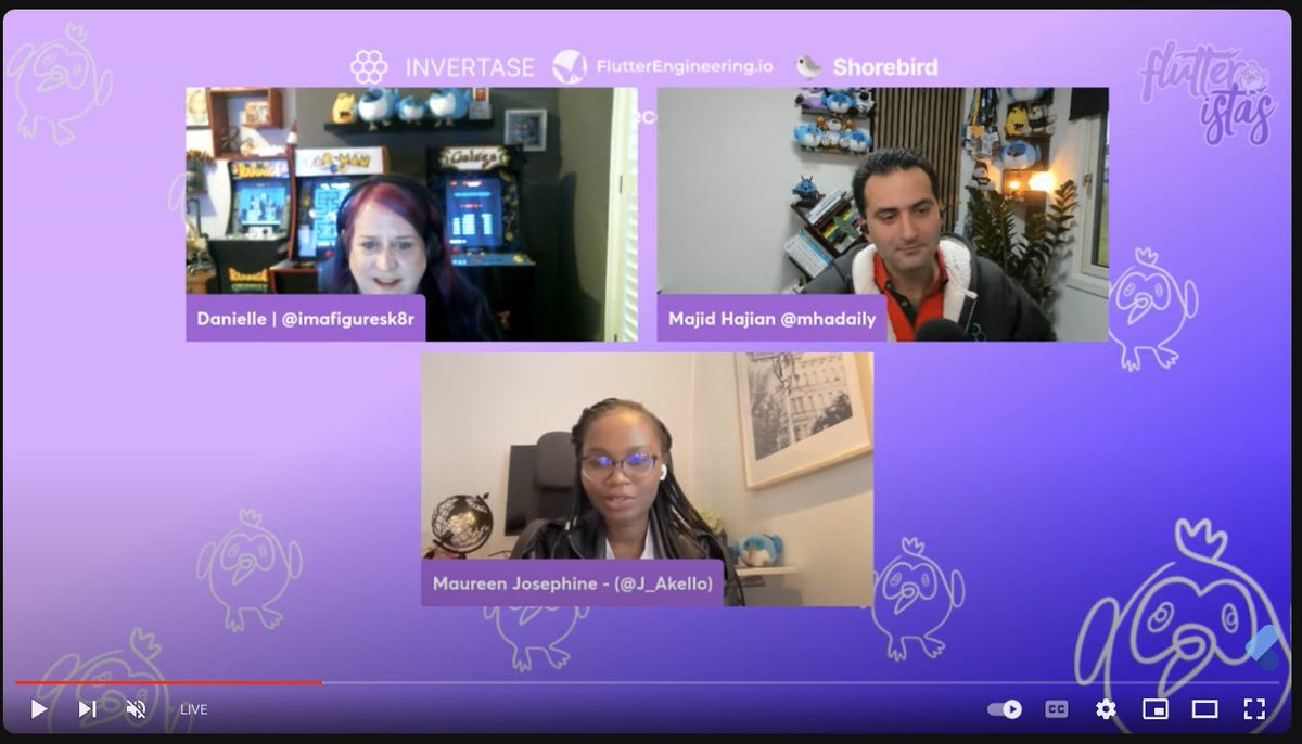 esratech's tweet image. Also cheers to our amazing producers helping to the first-time speakers to step up and rock the stage!  🎤💪 #FlutterCommunity #FlutteristasConf2023 

We can&apos;t thank you enough! @mhadaily @devangelslondon @scottstoll2017 💜