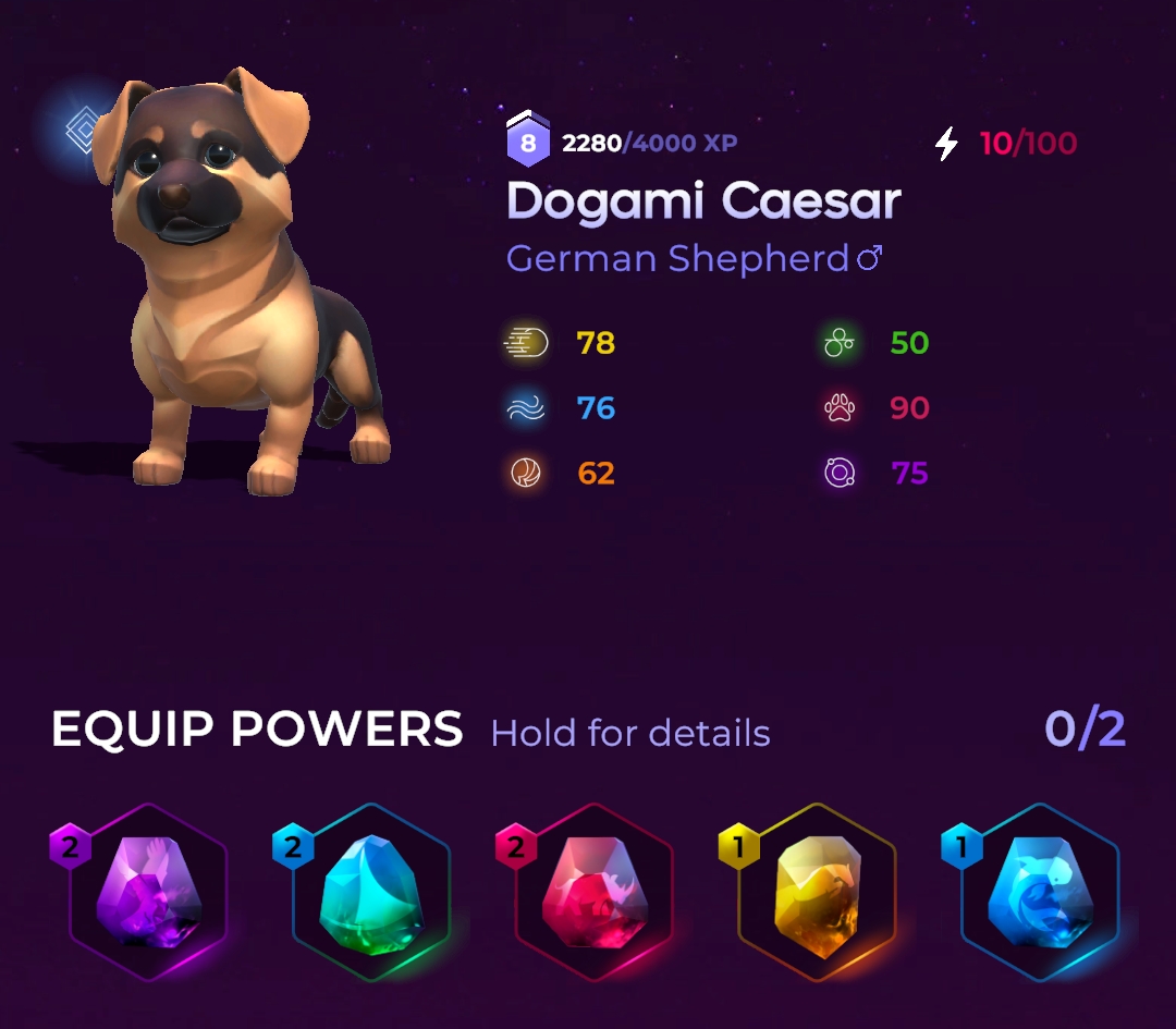Danyboy96074914's tweet image. "My virtual dog, Caesar, is currently at level 8, soon to hit level 9, training regularly, and winning races like a champ! 🐕🏆 
The attachment I feel for him is beyond words.
After the game's release, my motivation is stronger than ever. 🎮🐾 #VirtualDog #dogamiacademy 
@Dogami
