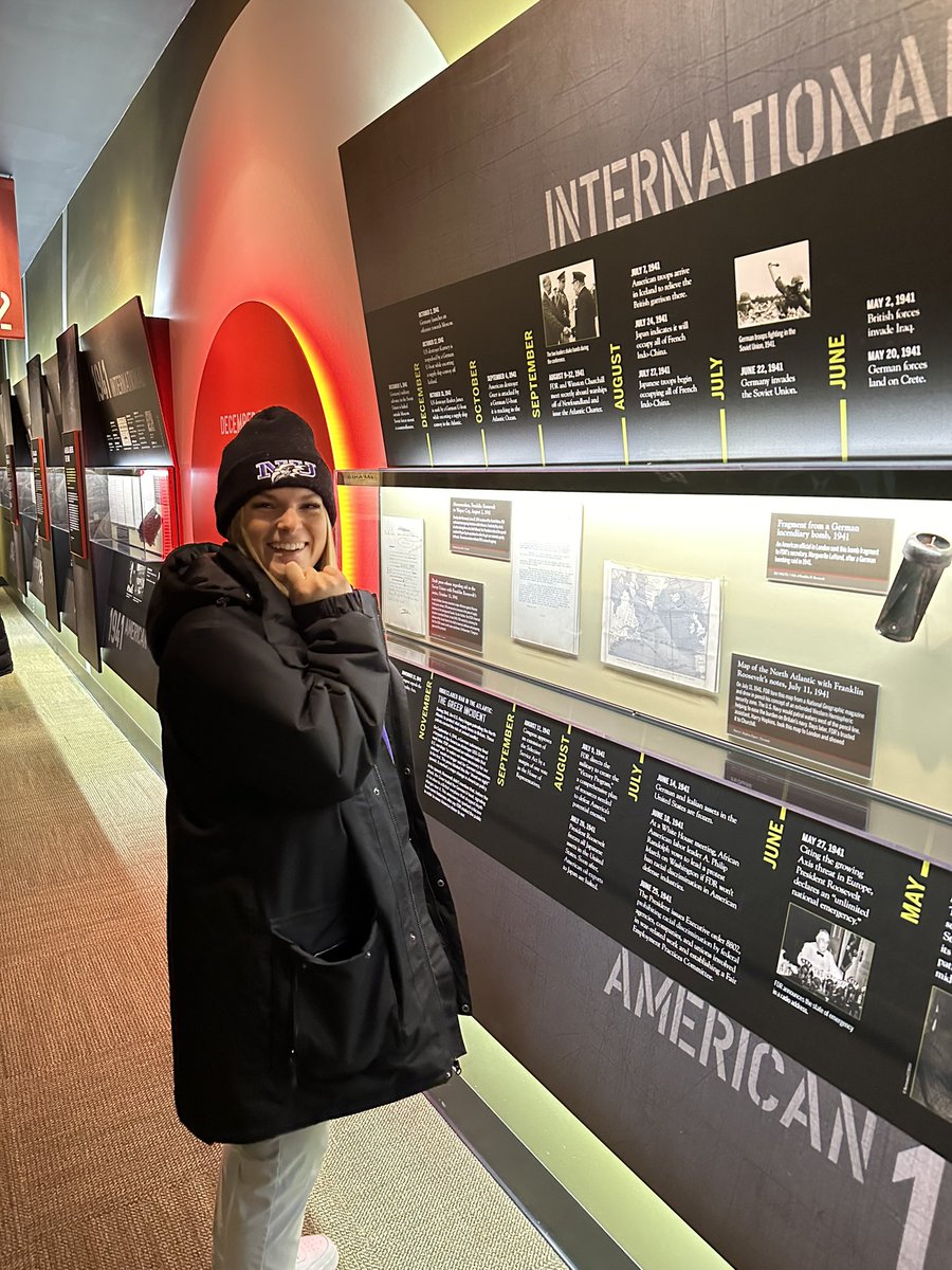 Brushing up on our history with an afternoon exploring the Franklin D. Roosevelt Presidential Library 📚