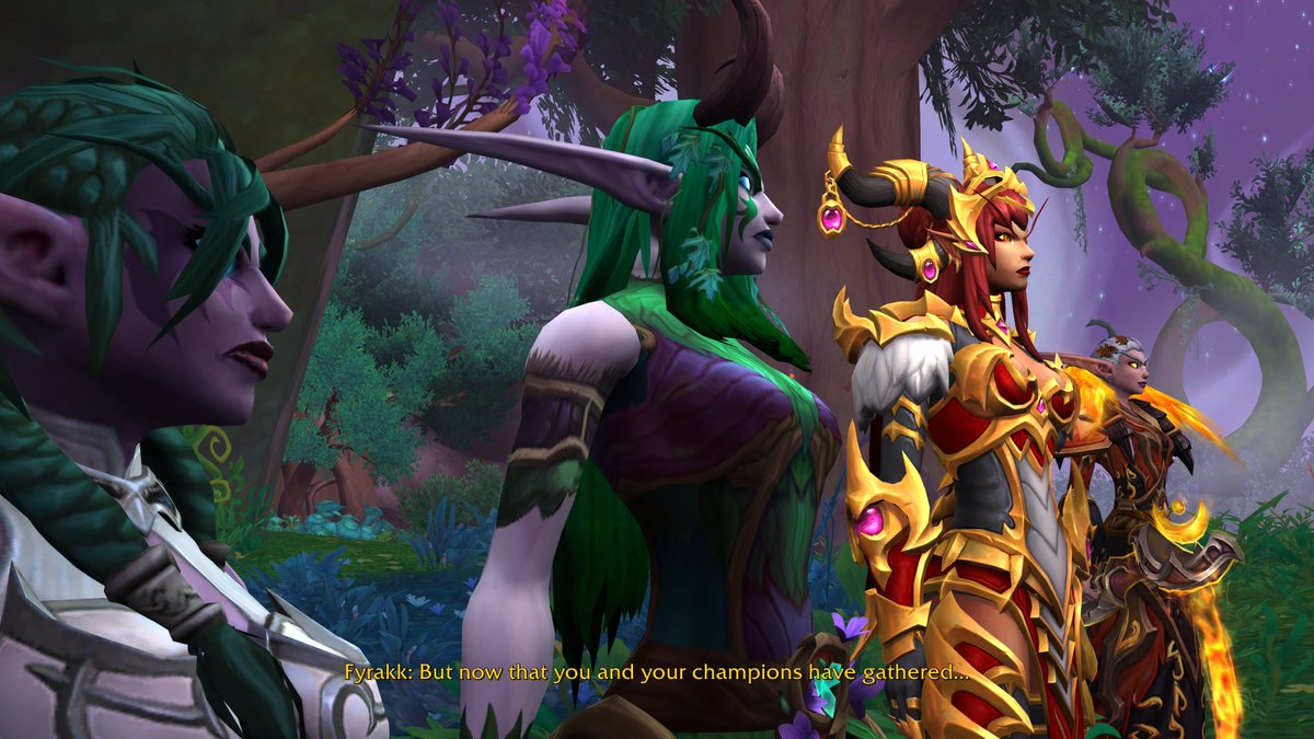 Nothing to worry about here, ladies. Carry on and ignore that errant druid... #warcraft #druidsoftheflamearepeopletoo