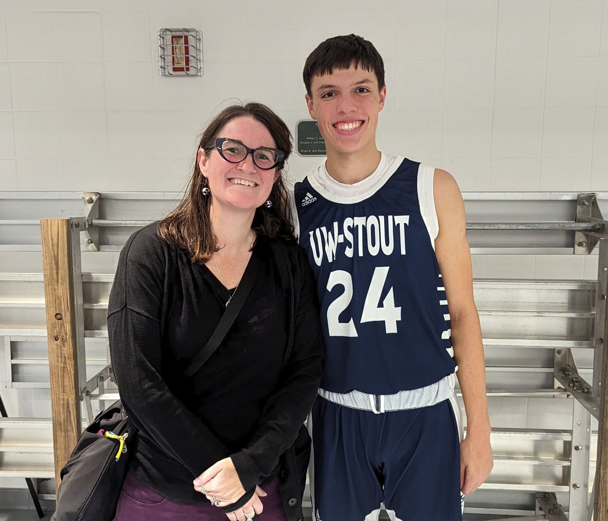 Went up to Bloomington today to watch my cousin play basketball in the Sikma Hall of Fame Invitational! Though it was weird as a UWEC Blugold to cheer for UW-Stout it was fun to watch my cousin play in his first college tournament and the second game of his college career!