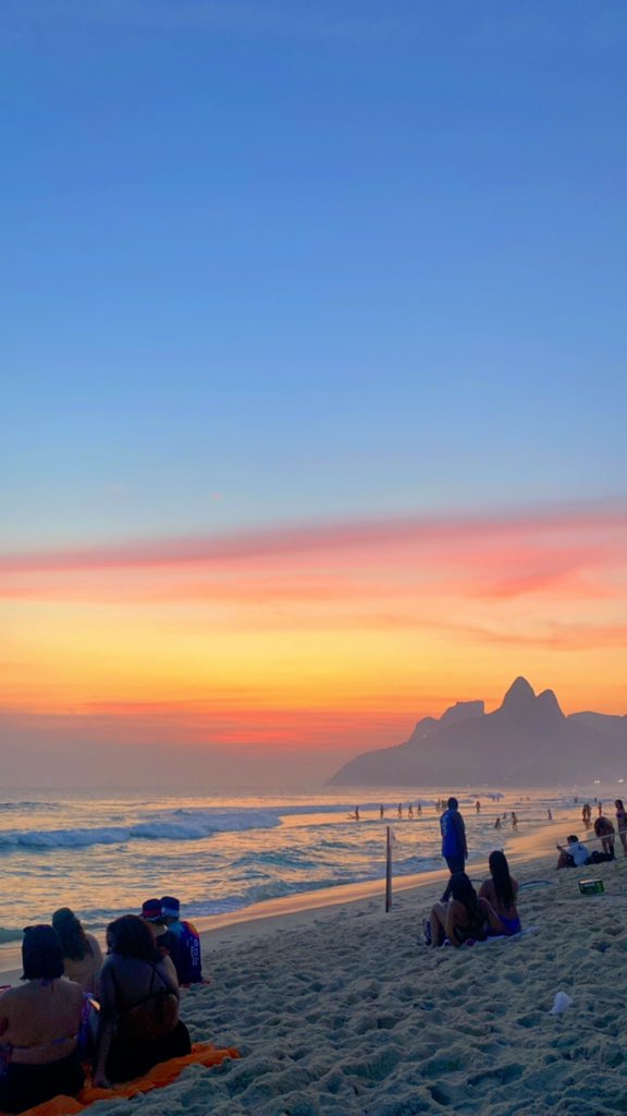 flokimentado's tweet image. Mar pra limpar, sol pra iluminar ☀️🧡#arpoador