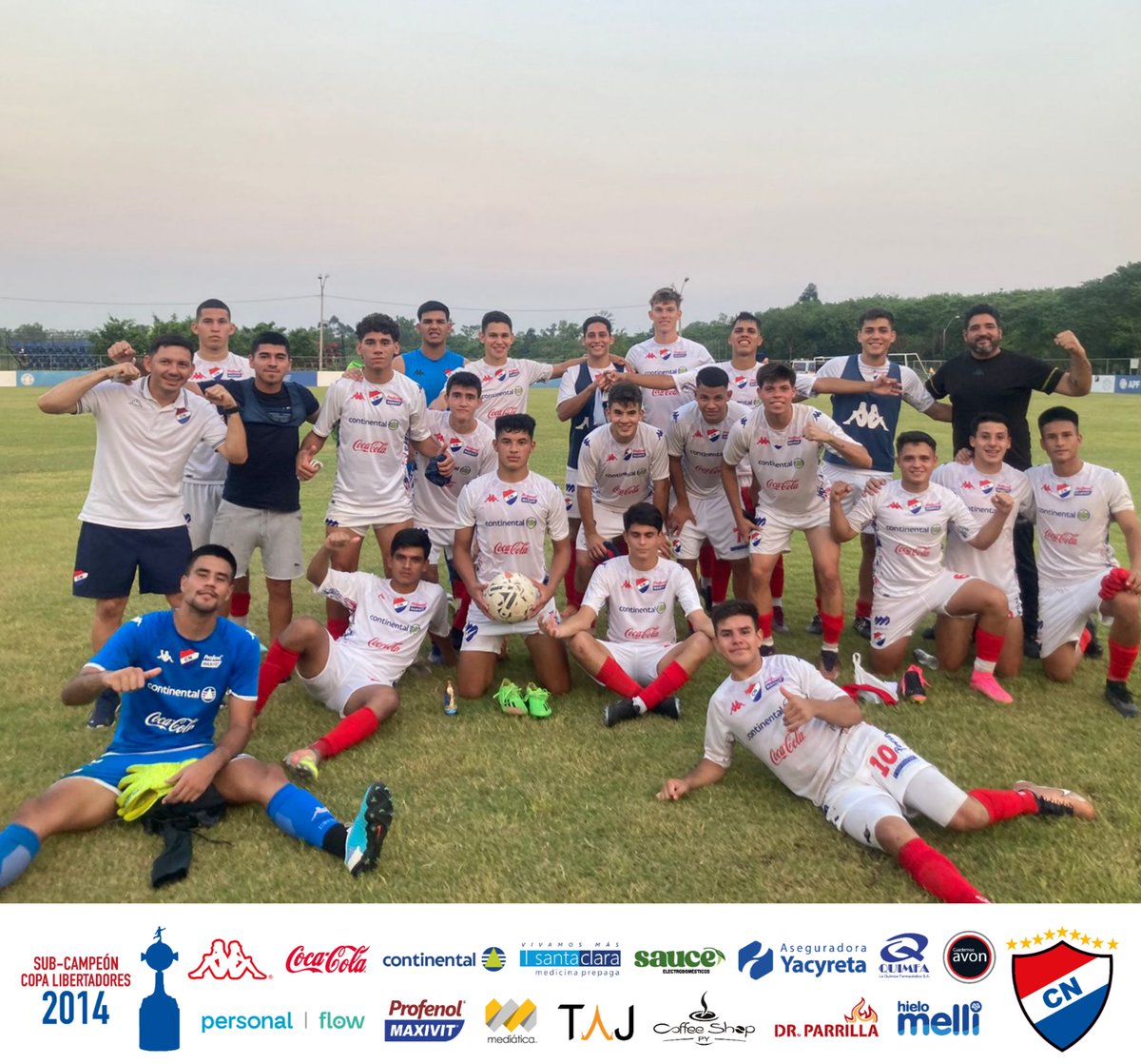 #𝐂𝐚𝐧𝐭𝐞𝐫𝐚𝐓𝐫𝐢𝐜𝐨𝐥𝐨𝐫 🔴⚪️🔵
➖️#𝐜𝐚𝐭𝐒𝐔𝐁𝟏𝟗 

 𝐂𝐎𝐏𝐀 𝐃𝐄 𝐎𝐑𝐎 - 𝐇𝐞𝐱𝐚𝐠𝐨𝐧𝐚𝐥 𝐅𝐢𝐧𝐚𝐥 𝟐𝟎𝟐𝟑

¡𝐅𝐈𝐍𝐀𝐋𝐈𝐙𝐀𝐃𝐎!
  
🏟Parque Guasú

Guaraní 0 🆚️ 3 #𝐍𝐀𝐂𝐈𝐎𝐍𝐀𝐋 
Goles: 35' ST Jesús Cáceres, 42' ST Juan Garicoche y 47' Gustavo Duarte.