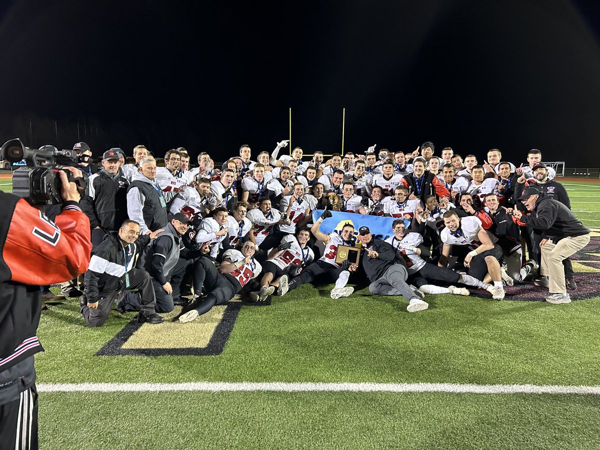 Rye’s earned redemption—and the Class B title—with a 35-21 win over Pleasantville tonight. Big day for @RyeAthletics