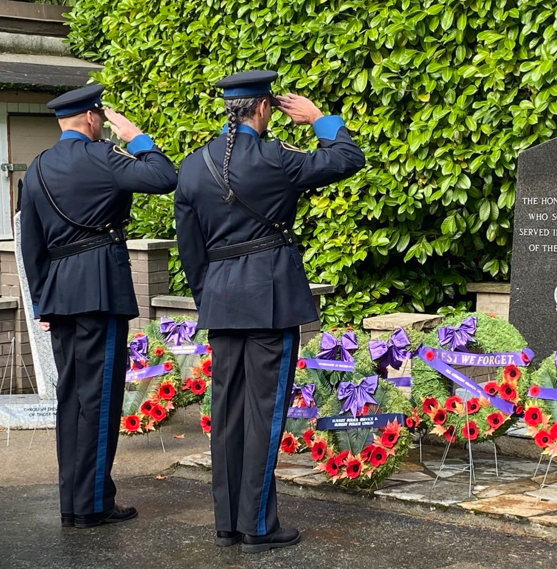 Honoured to attend @RoyalCndLegion Crescent Beach # 240 <a href="/CityofSurrey/">City of Surrey</a> to pay my respects.
#RemembranceDay2023 
<a href="/surreyps/">Surrey Police Service</a> <a href="/surreypolunion/">Surrey Police Union</a>
