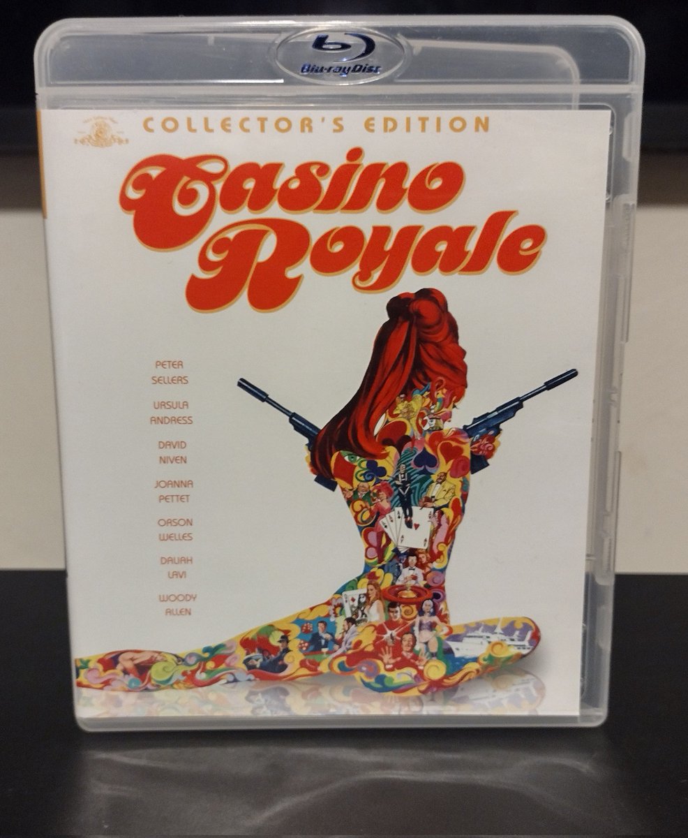 Now watching...

#casinoroyale #woodyallen #jamesbond #petersellers #davidniven #orsonwelles #johnhuston  #physicalmedia #physicalmediacollector #film