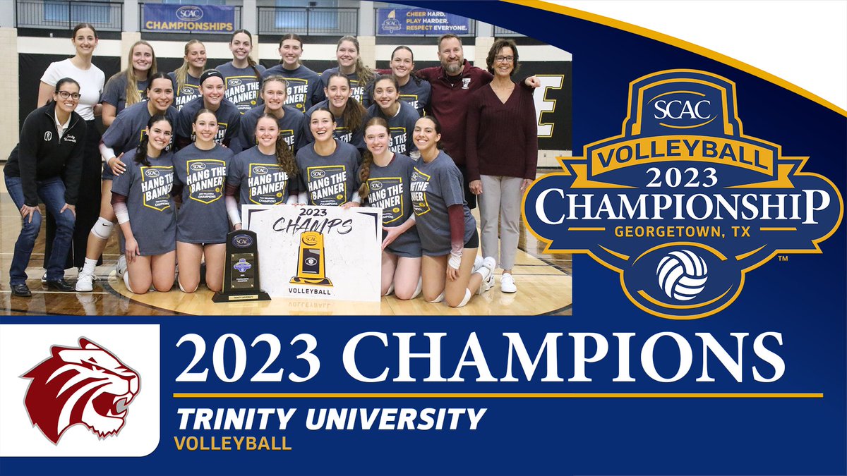 Trinity Wins 21st SCAC Volleyball Championship

📰 | tinyurl.com/u62ju573

#SCACChamps #d3vb #DIII50