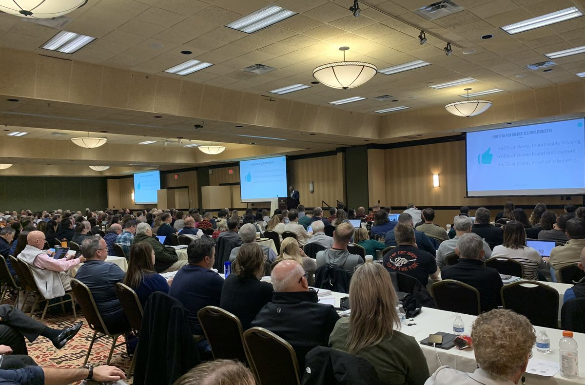 BrendonWoodsPD's tweet photo. Excited to be able to give the keynote at the Criminal Defense Attorneys of Michigan Annual Conference yesterday. Holistic defense continues to spread! #CDAM #CareNotCages #EndMassIncarceration #FundPublicDefense #ChangeTheNarrative https://t.co/DooxJt6keL