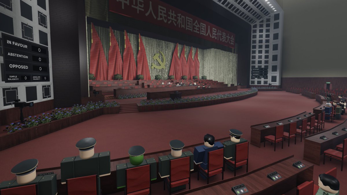 XinhuaR's tweet photo. The Communist Party of China Congress met in Beijing's Great Hall of the People today to discuss pressing matters of both domestic and international importance. #Roblox #China 🇨🇳 https://t.co/kuxoHa1mJN