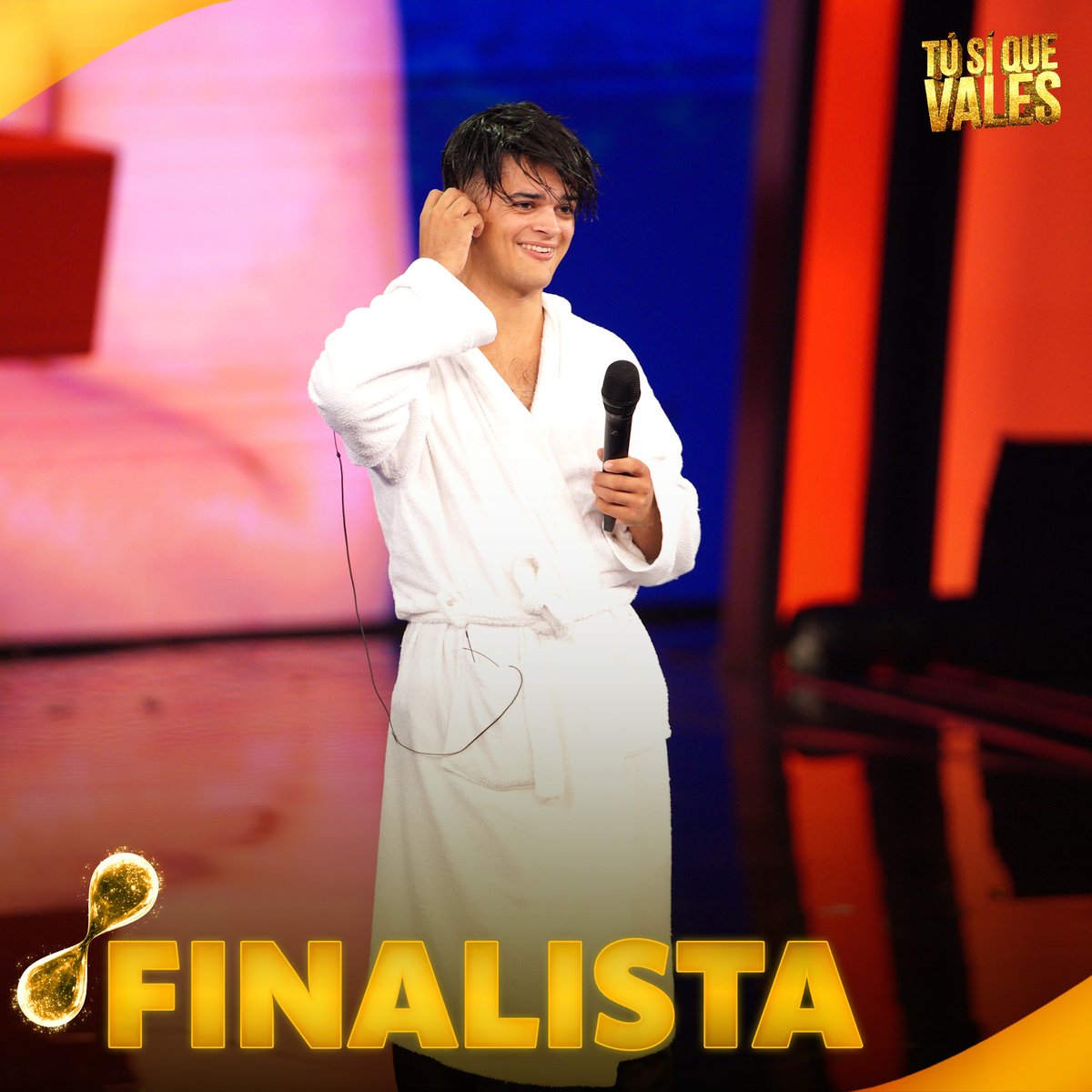 tusiquevales_it's tweet photo. Grazie al suo talento Enzo Pebre conquista il pass per la Finale di sabato prossimo! #TuSiQueVales https://t.co/R0sUfMd6eF