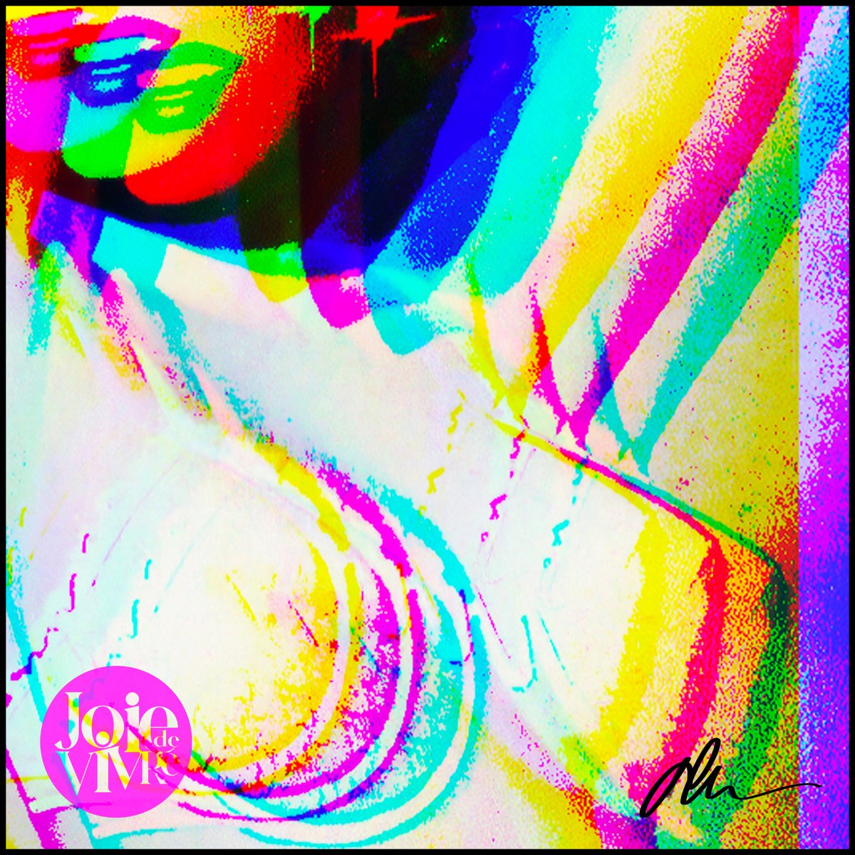 "Vanessa The Heartbreaker No.1" now sold out! The unveiling of 'Joie de Vivre... More Joy' continues where colors and emotions intertwine in harmony. 🎨❤️ #ArtHarmony 
for available pieces🧵🔗⬇️