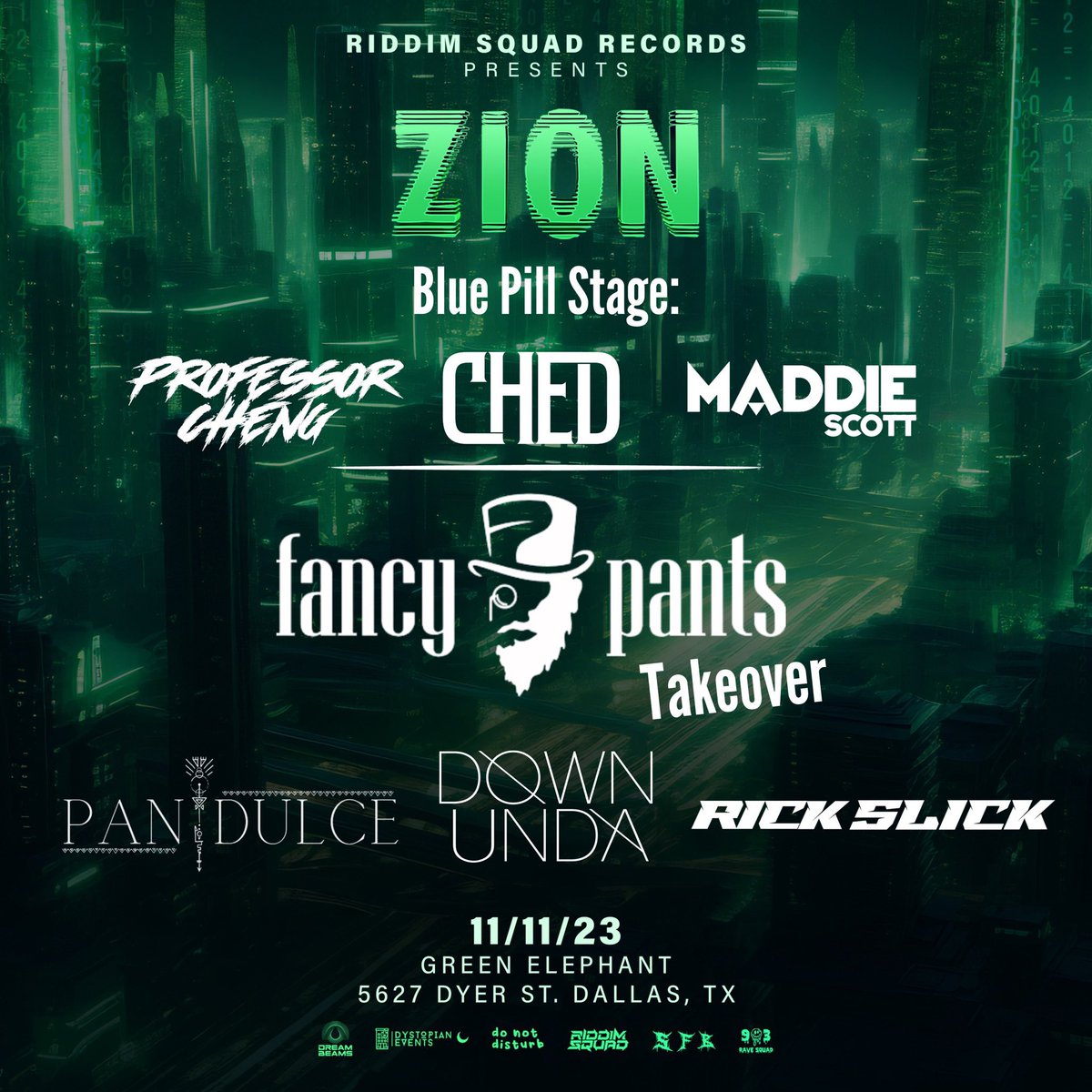 Whole lotta bass shit tonight

Tix: linktr.ee/RIDDIM.SQUAD