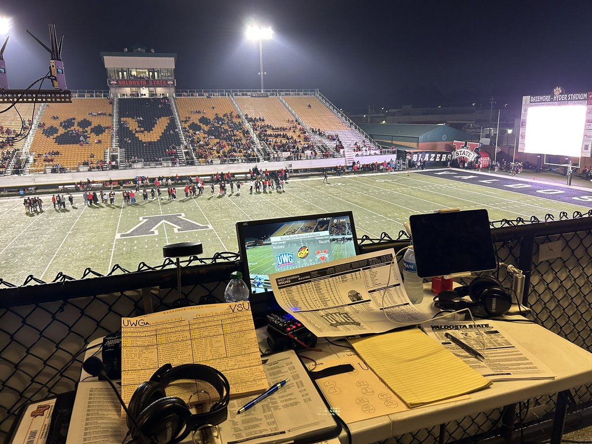 Dave Garner🎙️ (@davegarner777) on Twitter photo Senior night in Titletown! Final #PeachBasket meeting between @valdostastatefb and <a href="/UWGFootball/">West Georgia Football</a> as D2 and <a href="/GulfSouth/">Gulf South Conference</a> foes! Gorgeous Fall Saturday for football !!! 🏈 Senior night in Titletown! Final #PeachBasket meeting between @valdostastatefb and <a href="/UWGFootball/">West Georgia Football</a> as D2 and <a href="/GulfSouth/">Gulf South Conference</a> foes! Gorgeous Fall Saturday for football !!! 🏈