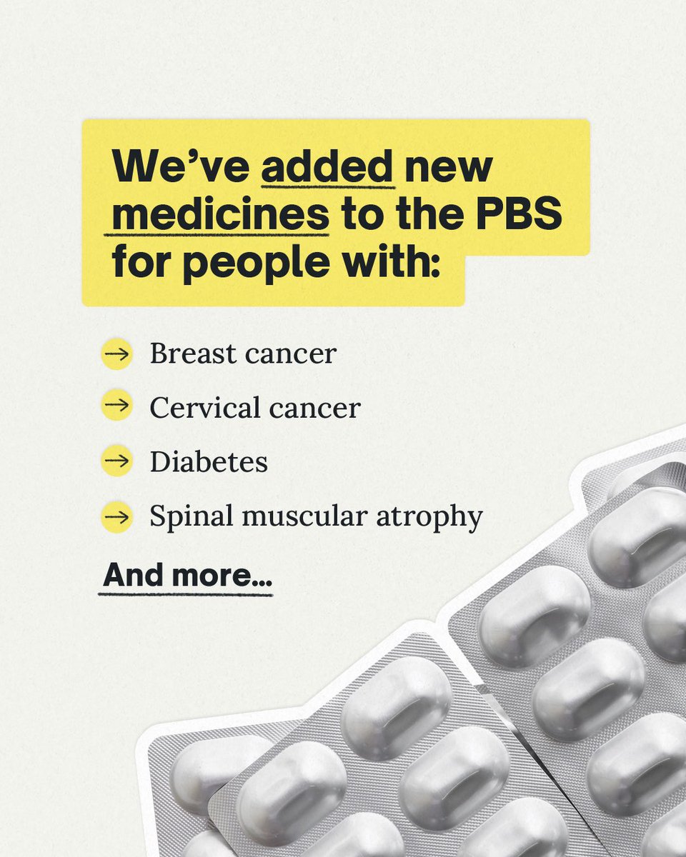 By adding a new breast cancer treatment to the PBS, we brought down the cost from over $425,000 to just $30 a script.

That truly changes lives.

We're adding more medicines to the PBS so Australians can get the treatment they need, without cost getting in the way.