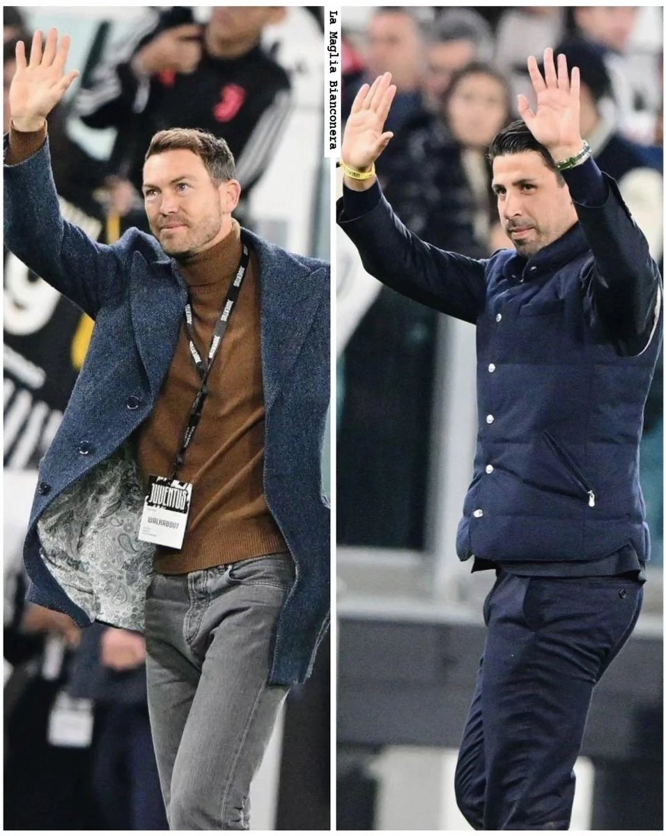 La_Bianconera's tweet image. 12 Scudetti, 7 Coppe Italia, 6 Supercoppe Italiane, 25 trofei in due, e tanti, troppi ricordi in bianconero! Che tempi! E che bello rivedere Sami e Licht allo #Stadium! 🤍🖤 #JuveCagliari #Lichtsteiner #Khedira