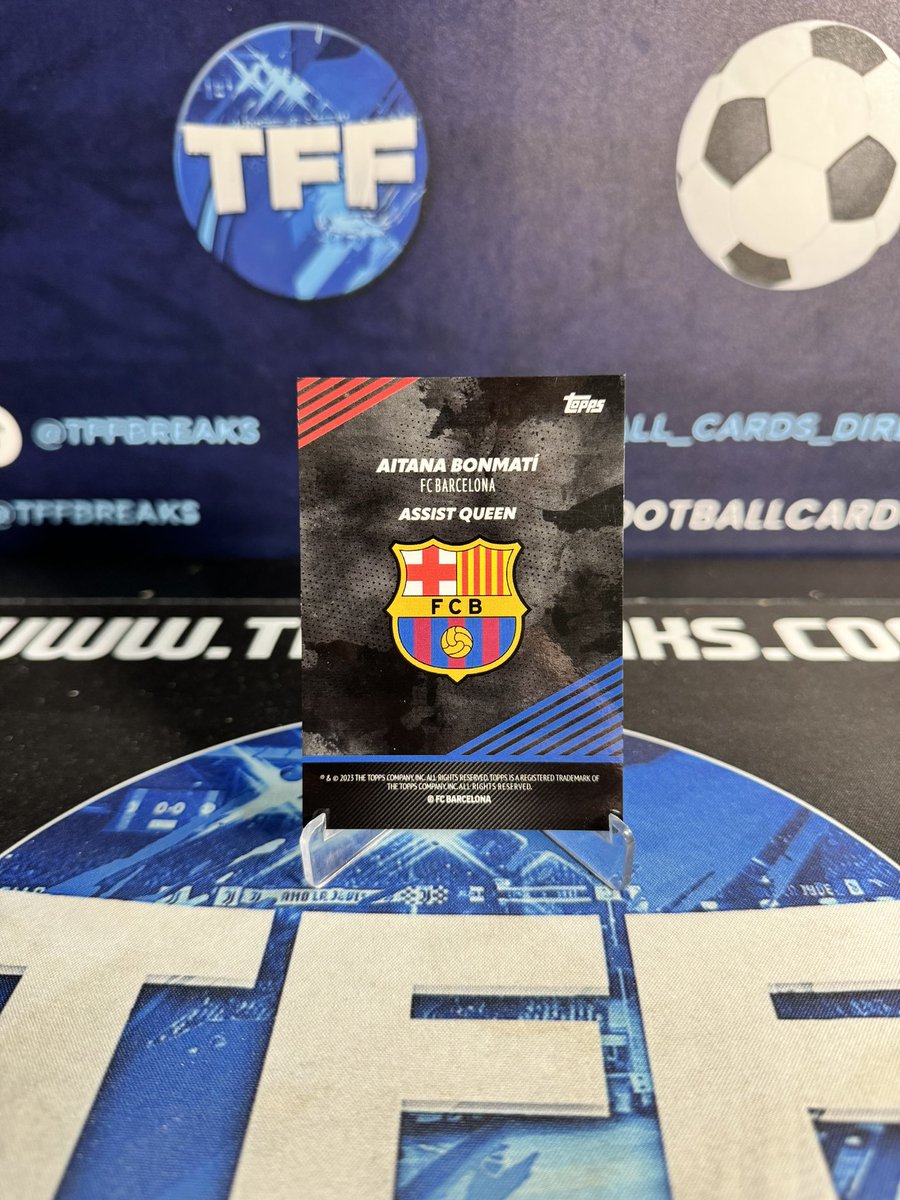TFFBREAKS's tweet image. Bonmati 1/1 Auto 💥🔥 @topps_uk Barcelona Women’s Champions Soccer Highlights! 🚨

Thanks for the support! 💪

Get your spots here ⬇️
TFFBREAKS.COM

#topps #toppssoccer #thehobby #footballcards #soccercards #sportstradingcards #prizmsoccer #prizmworldcup #paninisoccer