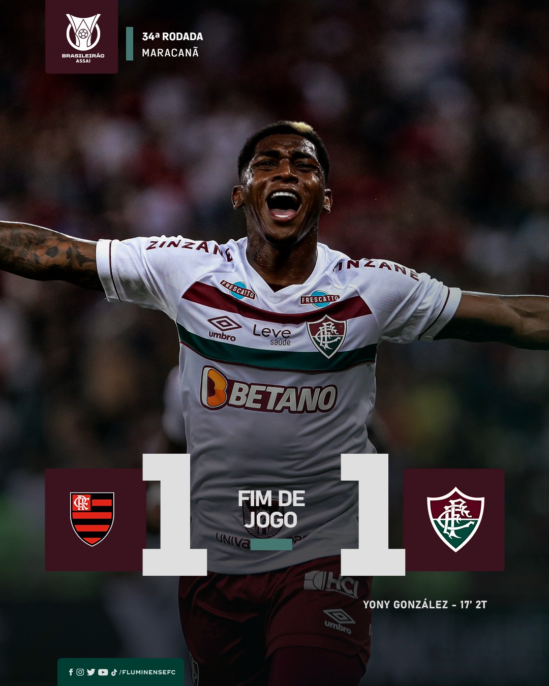 Flamengo fica só no empate com o Fluminense pelo Brasileirão