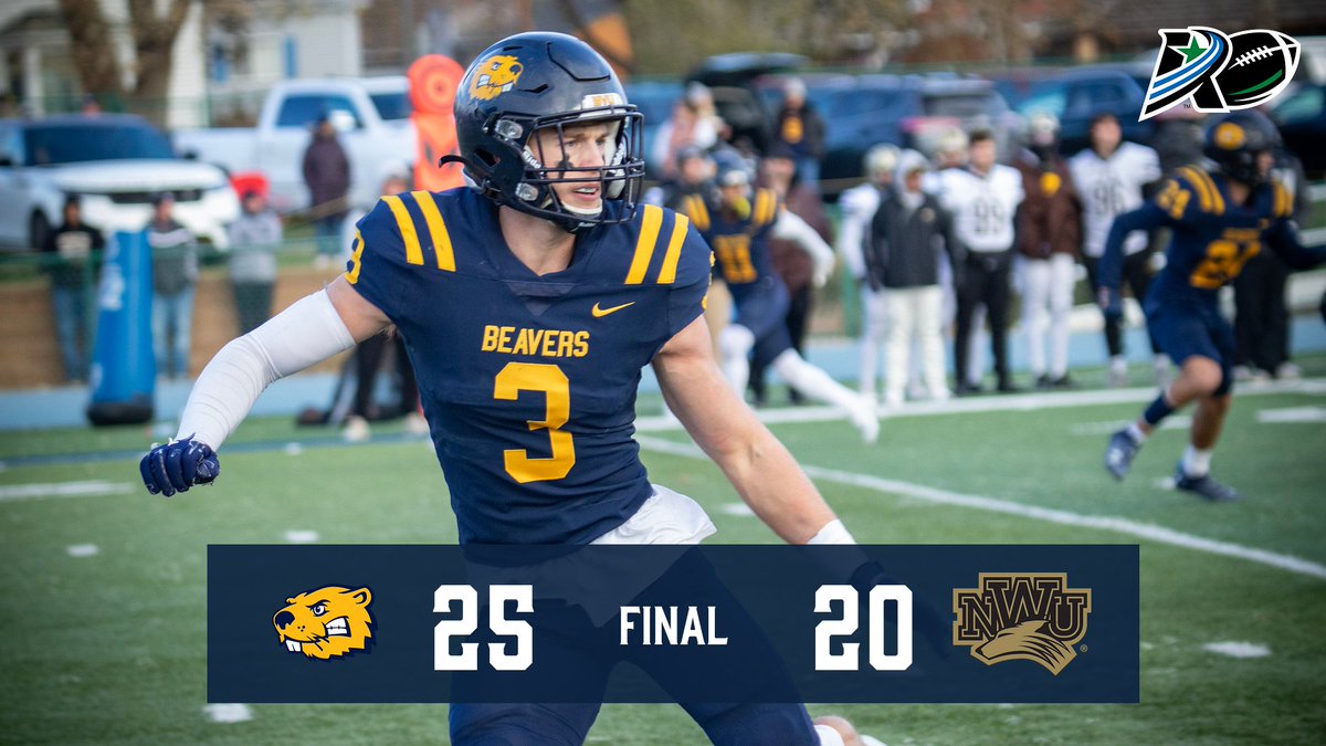 The Beavers score four field goals and two touchdowns to defeat Nebraska Wesleyan on Senior Day! Trey Ortman capped off his BVU career with an interception to stop a late threat by the Prairie Wolves. #BeaverNation #d3fb #rollriversFB #BeaversBuild