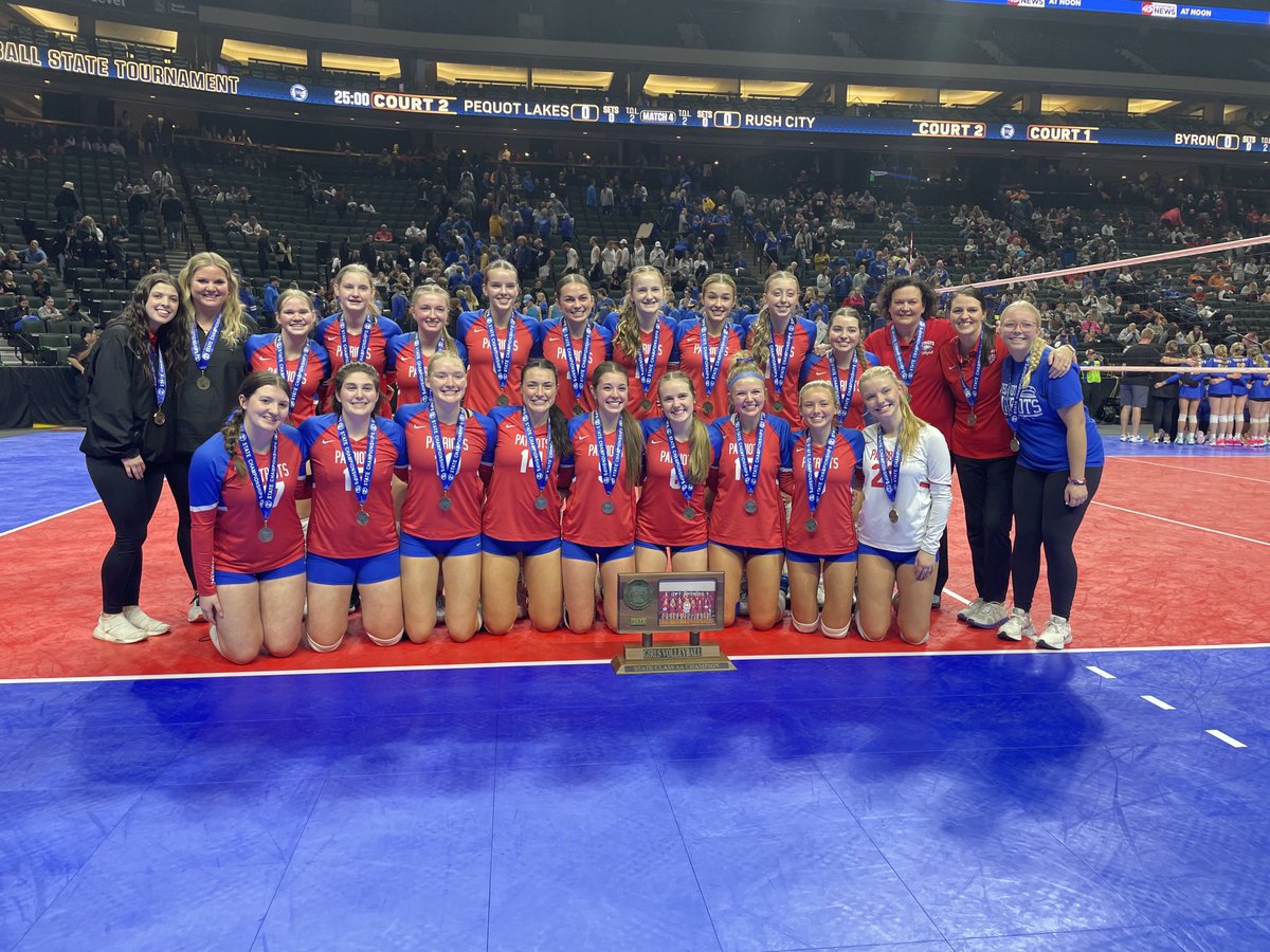 Meet Pequot Lakes, the Class AA Volleyball State Champion for 2023.