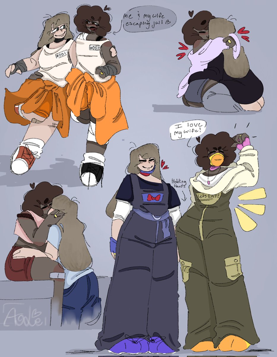 SuneTheSunshine's tweet photo. Just more doodles of me and my wife together :]
(Sorry I'm not posting much of helluva stuff I'm just trying to figure out what specifically to draw)
♡
#Art
#ArtistOnTwitter 
#digitalart https://t.co/D2Be8zVIx6